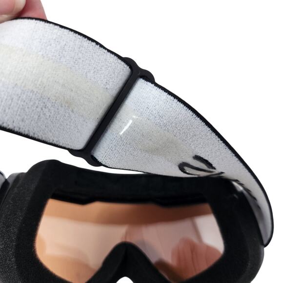 Smith Black Ski Snowboarding Goggles with Orange Yellow Tinted Lens - Picture 7 of 7